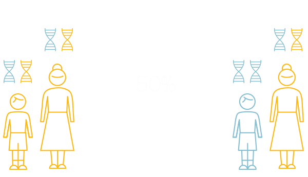 If one parent has hereditary angioedema, their child has a 50% chance of inheriting HAE.